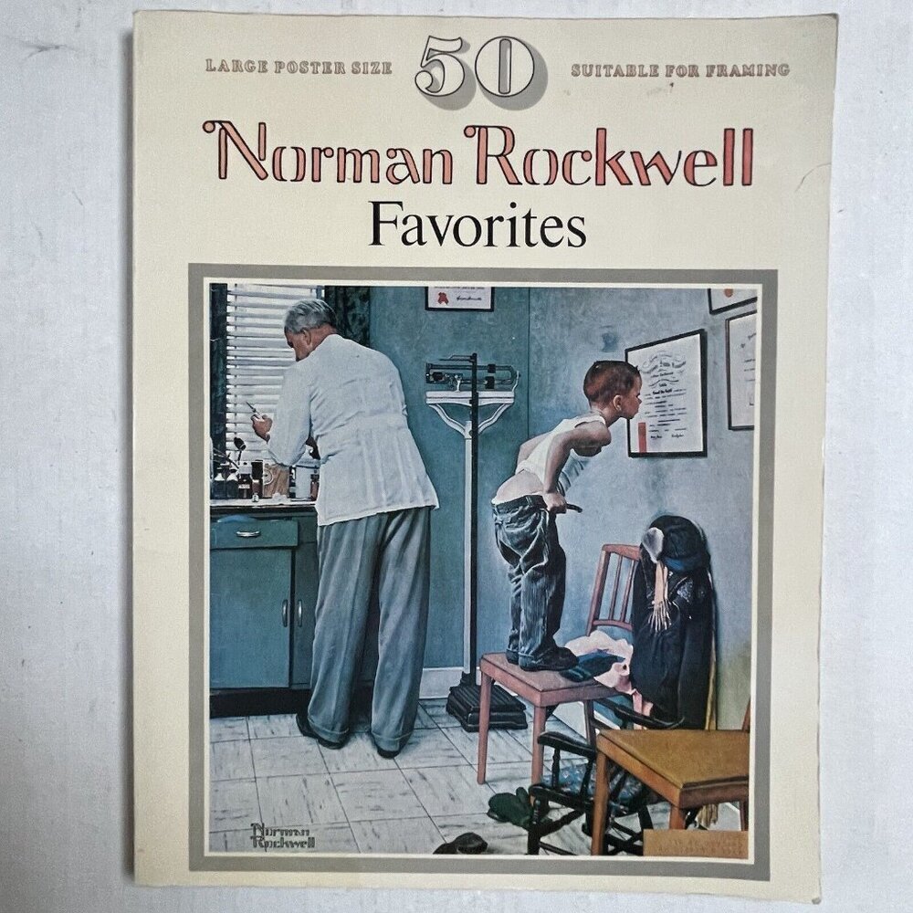 Norman Rockwell 50 Favorites Large Poster Size Prints Suitable for Framing